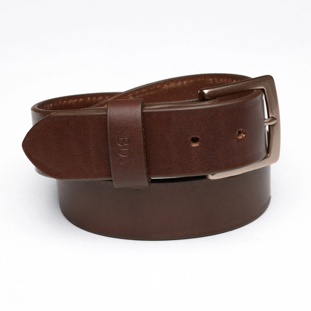 Dark Brown Leather Belt