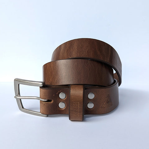 Mid Brown Leather Belt