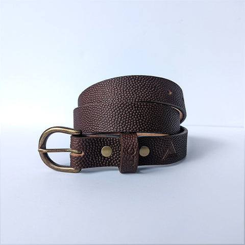 Football Leather Belt