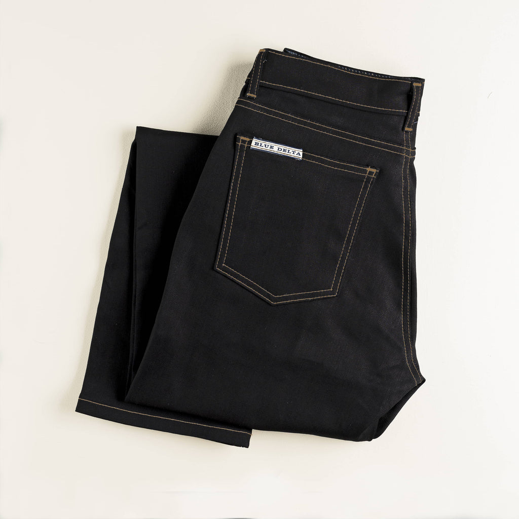 Blue On Black (WR-27) - Blue Delta Jeans