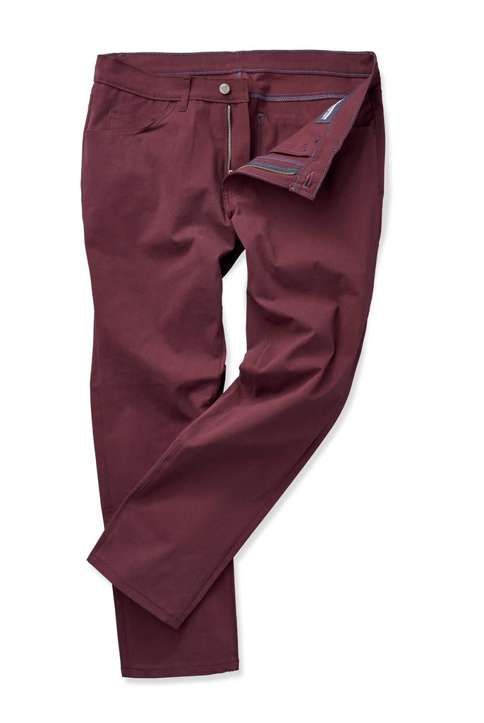 Womens Maroon Chino