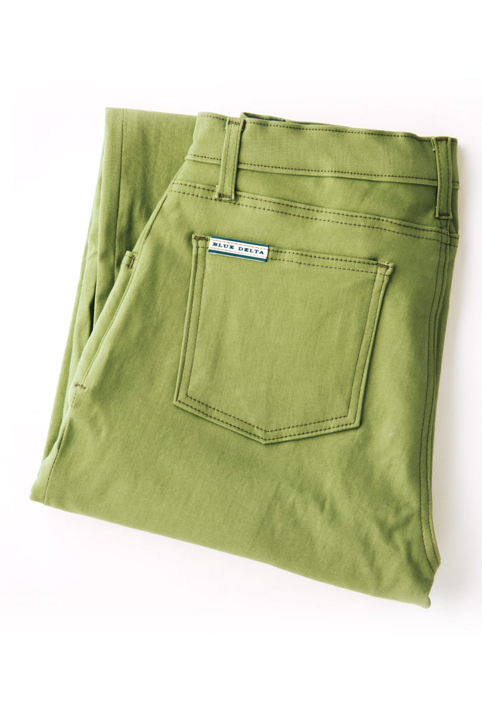 Womens Spring Green Chino