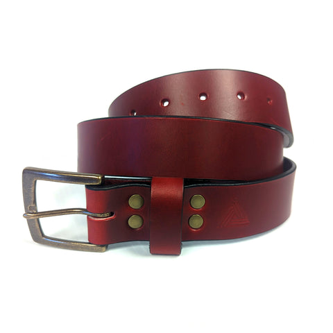 Red Leather Belt