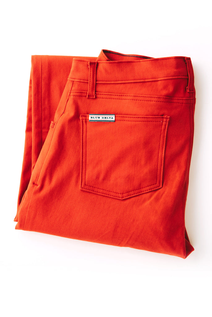 Womens Spring Red Chino