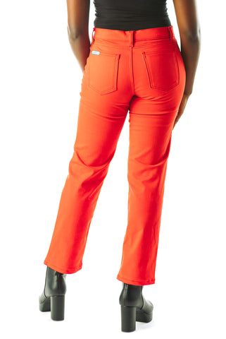 Womens Spring Red Chino